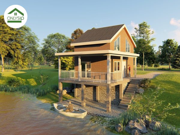 SIP-панельний будинок 66,40м2 від OnlySip