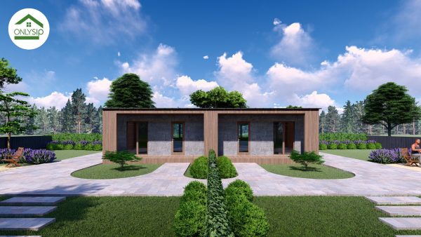 SIP-панельний будинок 61,25м2 від OnlySip “ТВІНС”