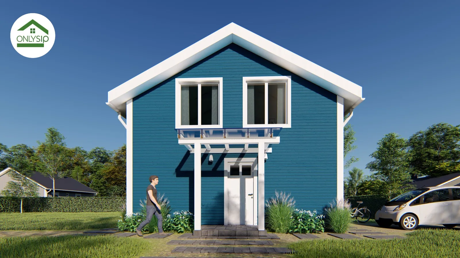 SIP-панельний будинок 103,31 м² від Onlysip