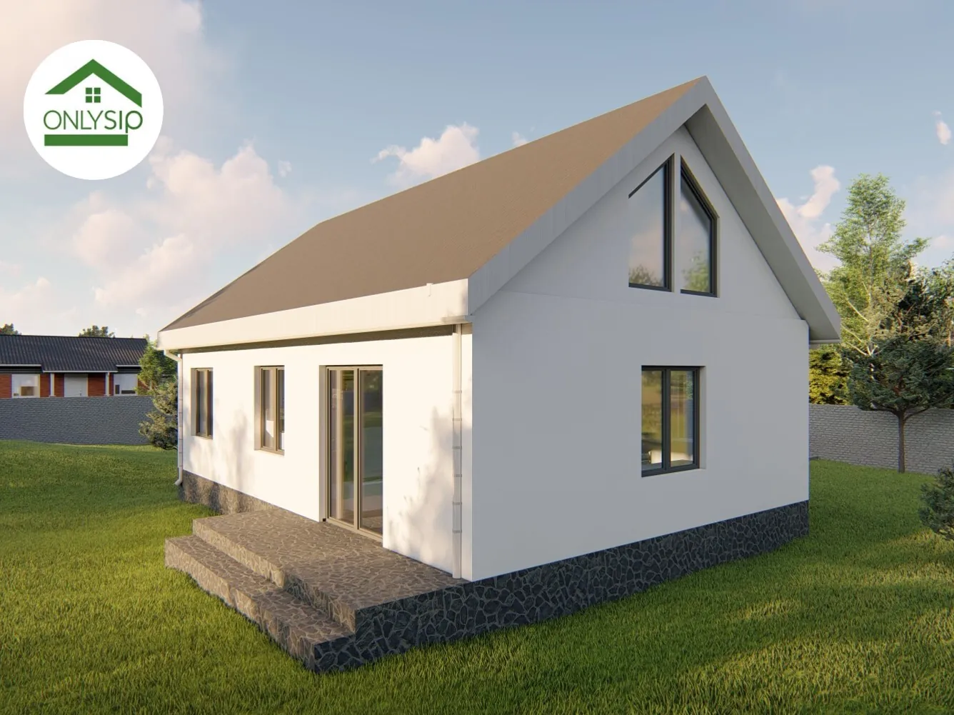 SIP-панельний будинок 119,15 м² від Onlysip