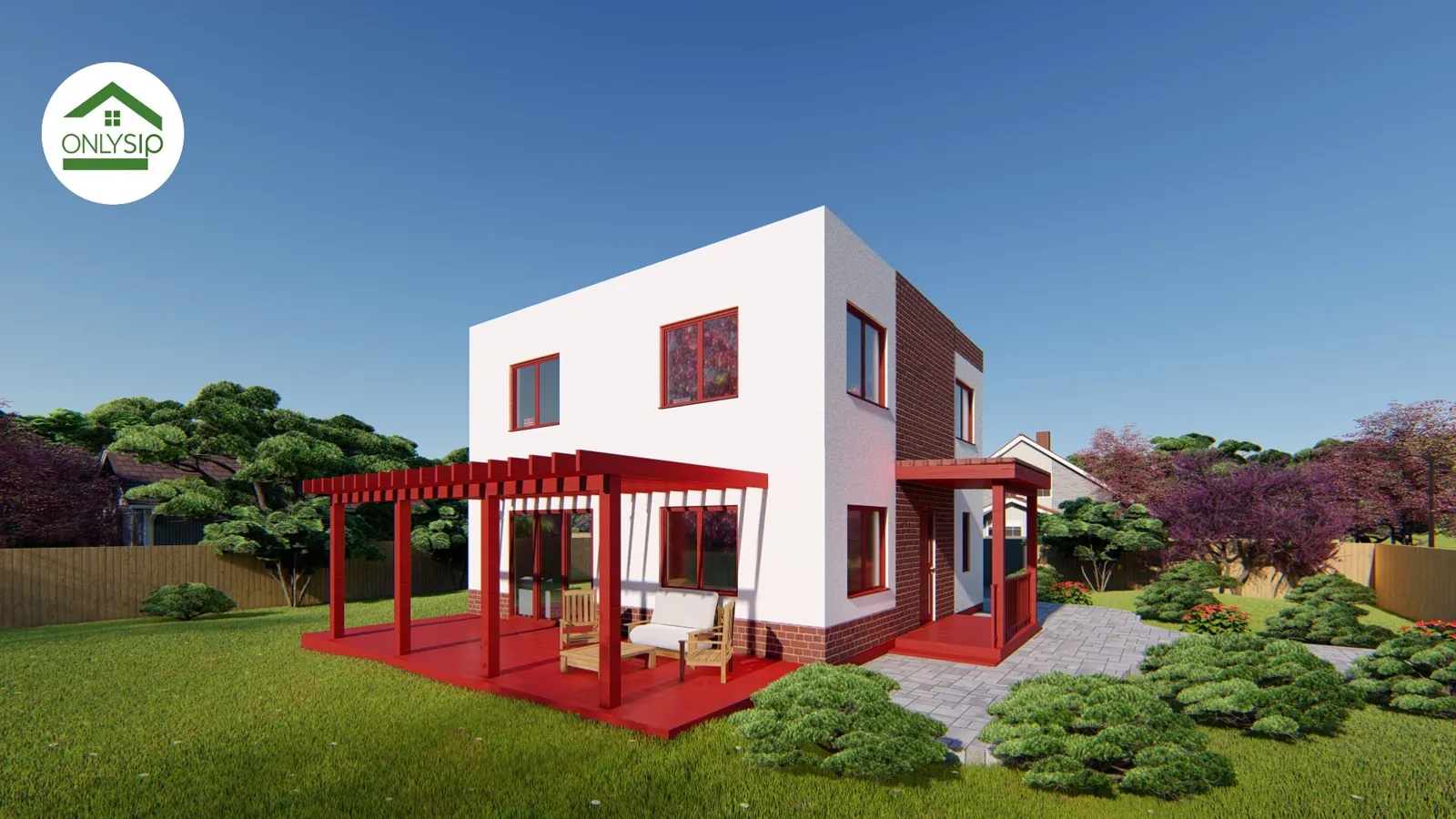 SIP-панельний будинок 123,56 м² від Onlysip