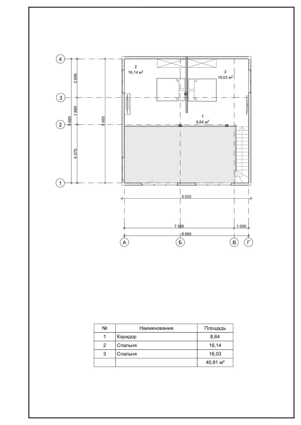 План SIP-будинку 167,47 м² — 2