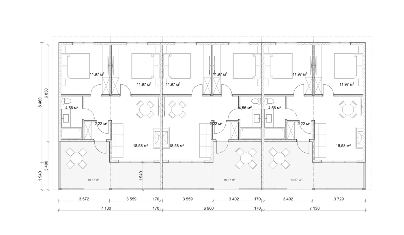 План SIP-будинку 220,68 м²