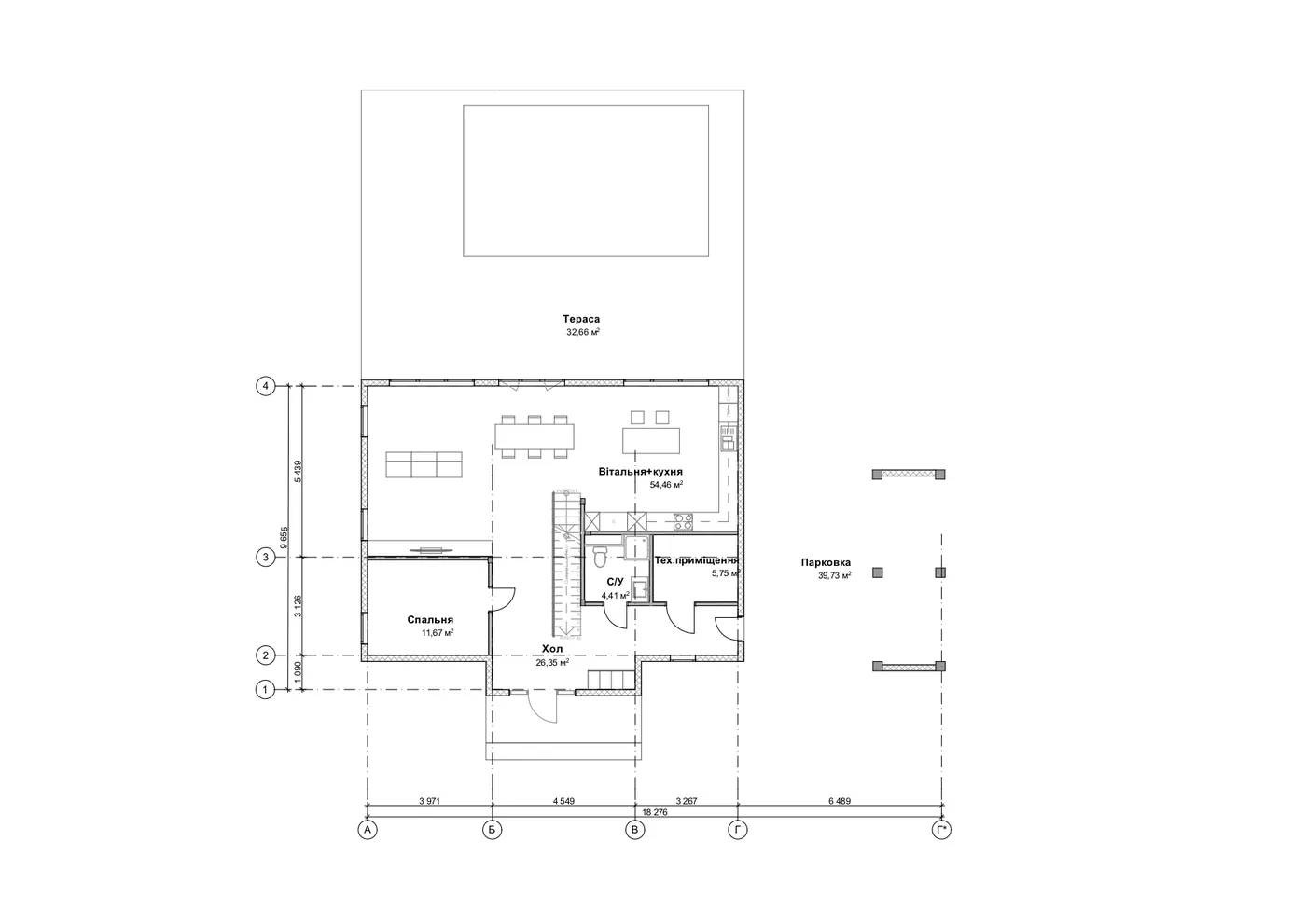План SIP-будинку 227,60 м² — 2