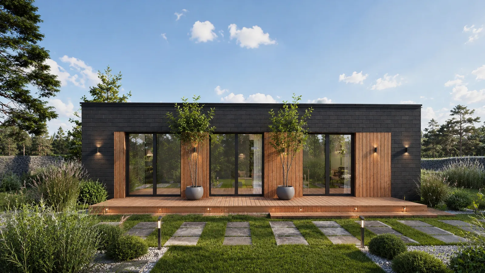 Модульний SIP-будинок 36,08 м² від Onlysip