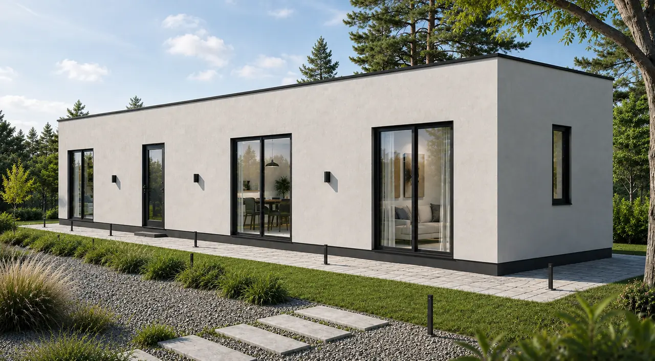 Модульний SIP-будинок 38,77 м² від Onlysip — фасад, фото 4